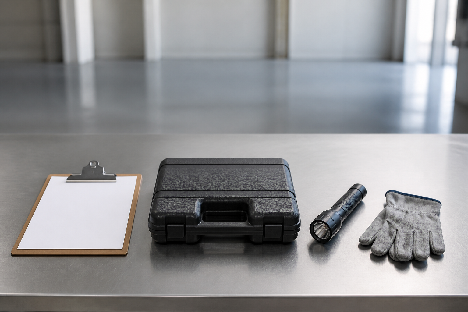 Illustrative Darstellung zum Ratgeberthema Gabelstapler-Wartung und Prüfung im Betrieb organisieren
